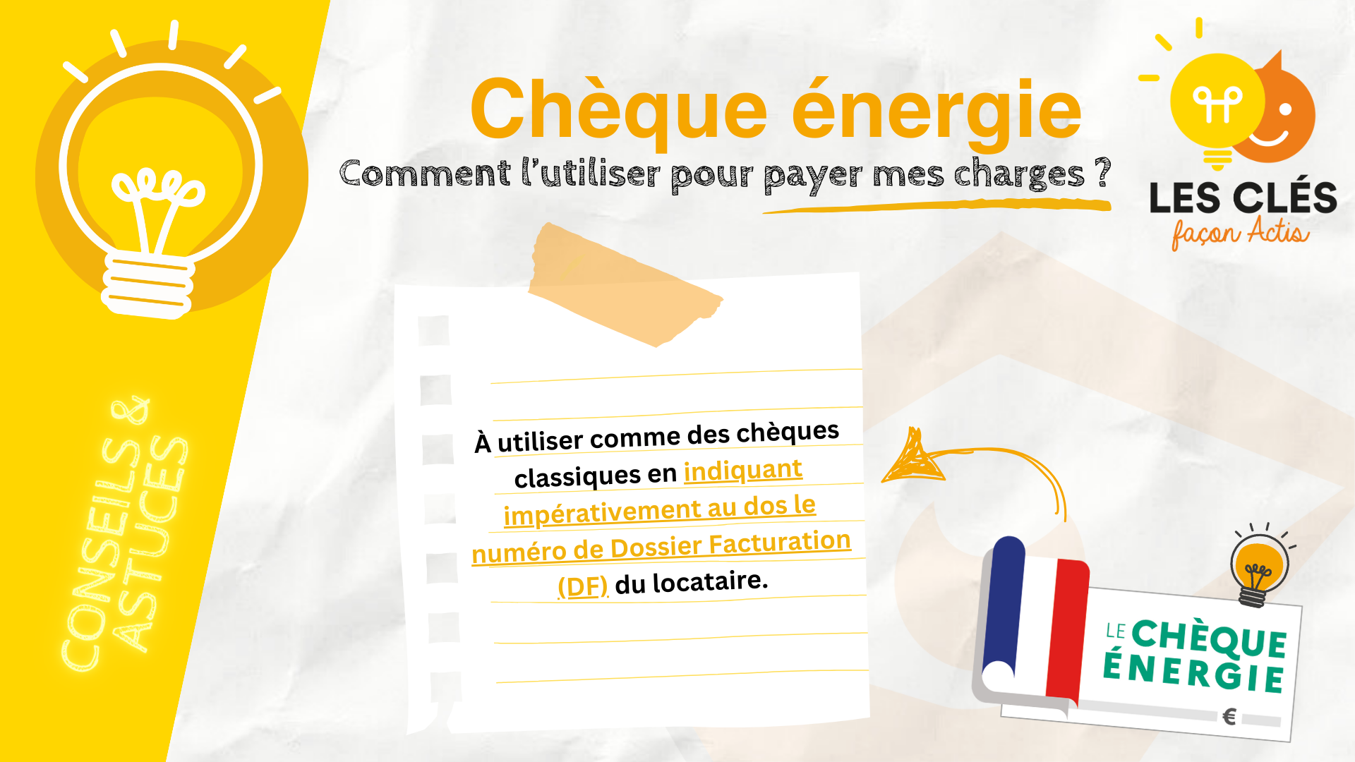 Chèque énergie : Réglez Vos Charges Locatives